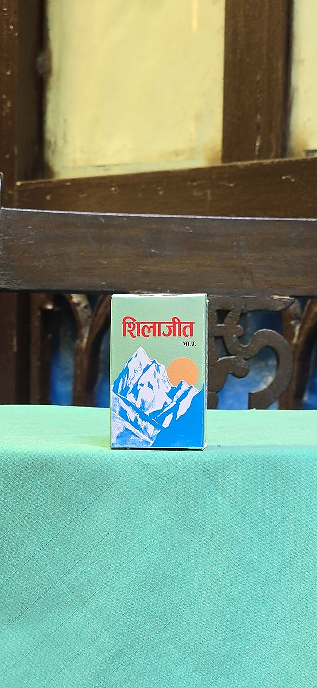 Pure Himalayan Shilajit by Shree Krishna Aushadhalaya in traditional box
